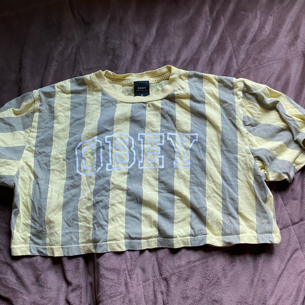 Obey crop top